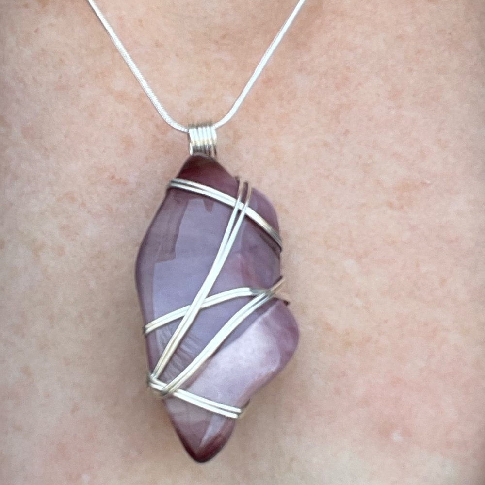 Pink Jasper Necklace